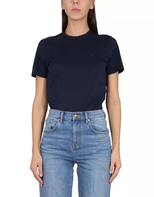 Tory Burch Embroidered Logo T-shirt