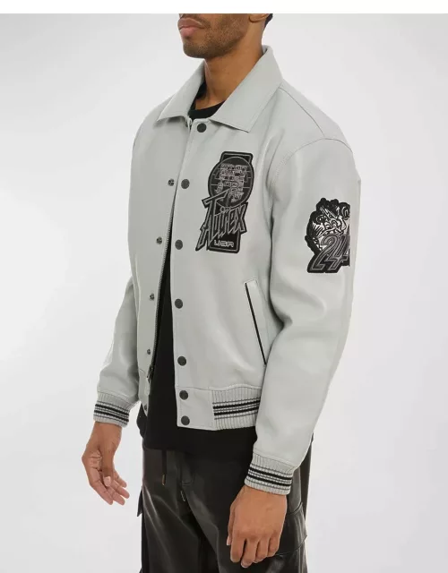 Men's Limited Edition Twin Dragons Leather Jacket