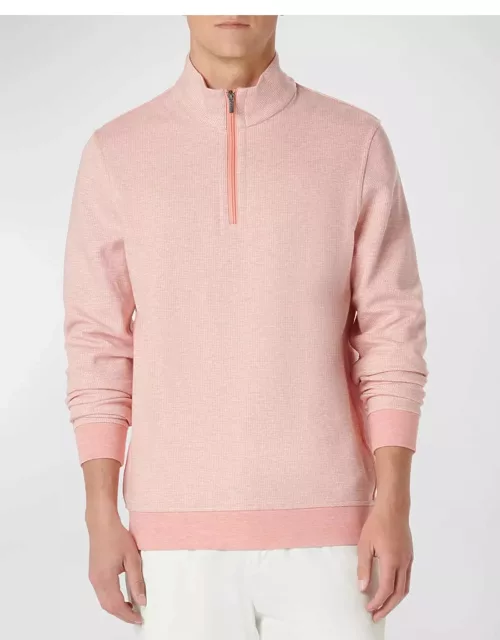 Men's Knit Quarter-Zip Sweater
