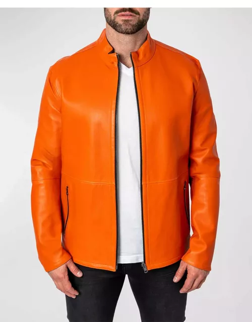 Men's Leather Lab Jacket