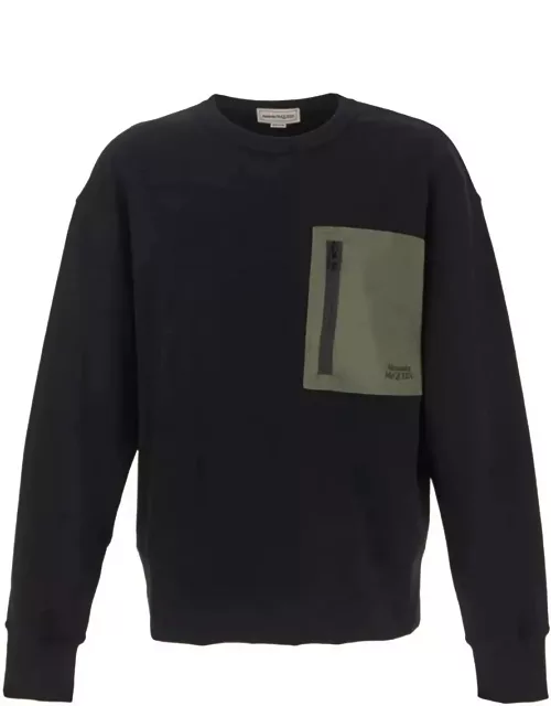 Alexander McQueen Contrasting Pocket Sweatshirt