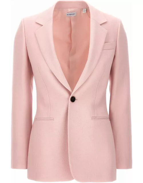 Burberry Single-breasted Tailored Blazer