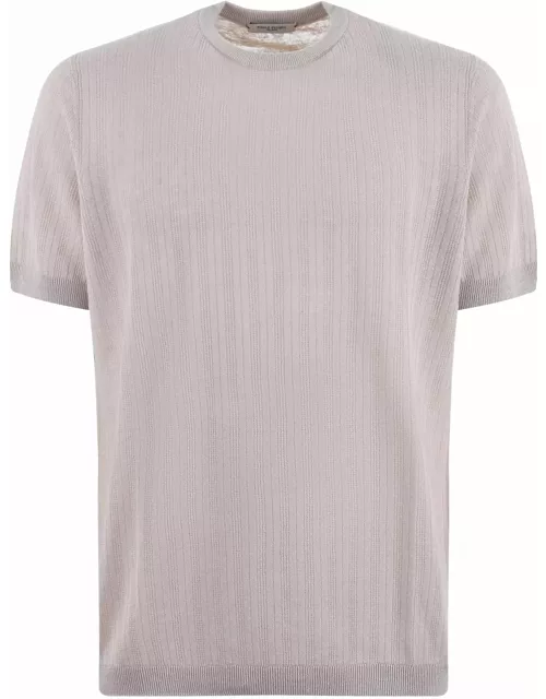 Paolo Pecora T-shirt In Cotton Thread