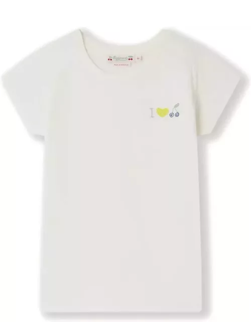 Bonpoint Milk White Asmae T-shirt
