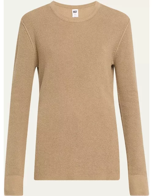 Taj Cotton Cashmere Thermal Sweater