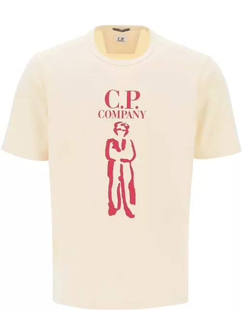 CP COMPANY printed british sailor t-shirt