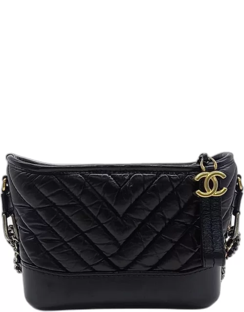 Chanel Chevron Gabrielle Hobo Bag Smal