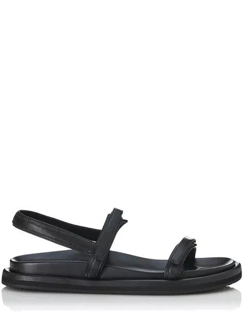 ALIAS MAE Dana Leather Strap Sandals - Black