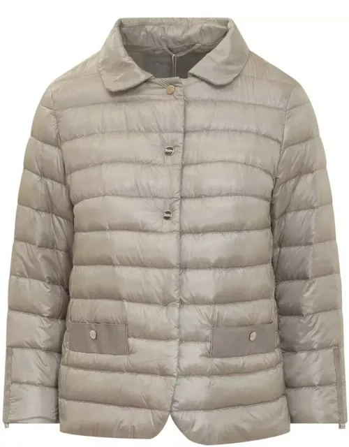 Herno Button-up Quilted Down Jacket