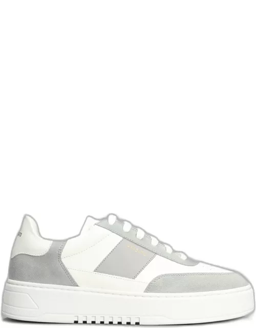 Axel Arigato Orbit Vintage Sneakers In Grey Suede And Leather