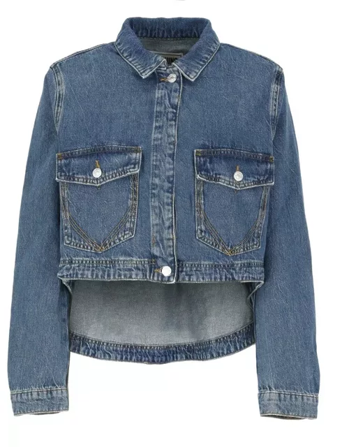 M05CH1N0 Jeans Jeans Button-up Cropped Denim Jacket