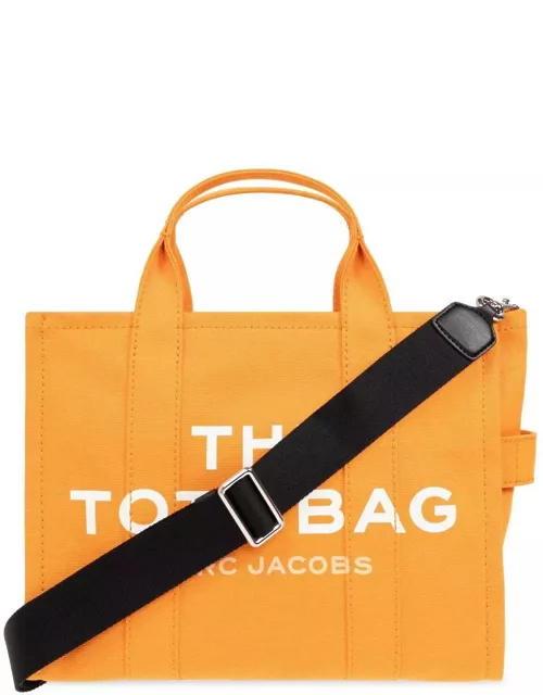 Marc Jacobs Logo Printed Zipped Medium Tote Bag