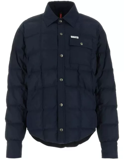 Fay Navy Blue Polyester Down Jacket