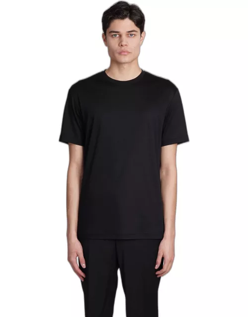 Giorgio Armani T-shirt In Black Cotton