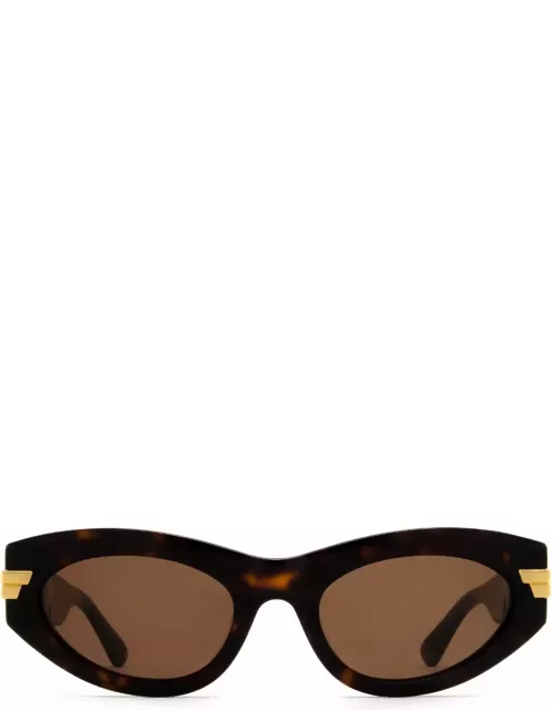 Bottega Veneta Eyewear Bv1189s Havana Sunglasse