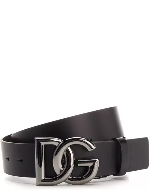Dolce & Gabbana Black dg Belt
