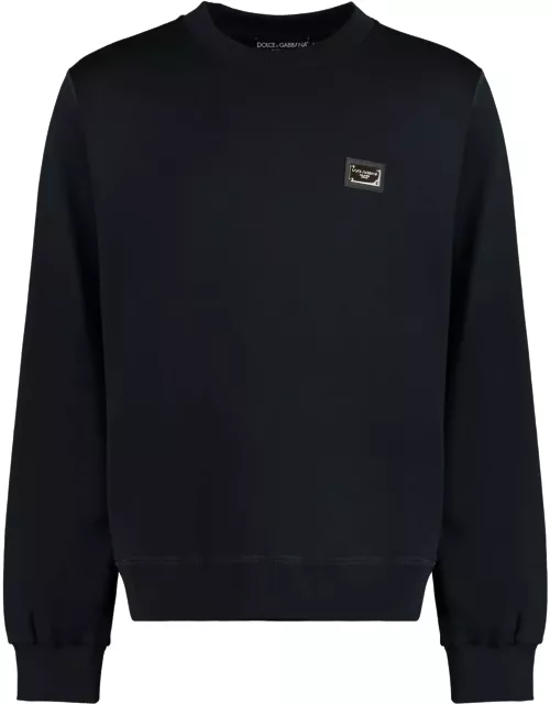 Dolce & Gabbana Cotton Crew-neck Sweatshirt