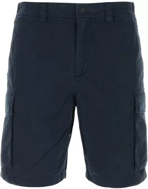 Woolrich Blue Cotton Bermuda Short