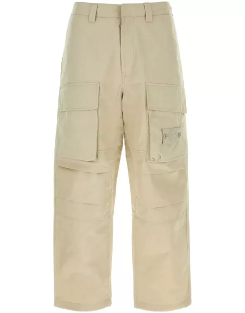 Stone Island Regular Beige Cotton Trouser