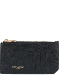 Saint Laurent 'Paris Fragments' Card Holder