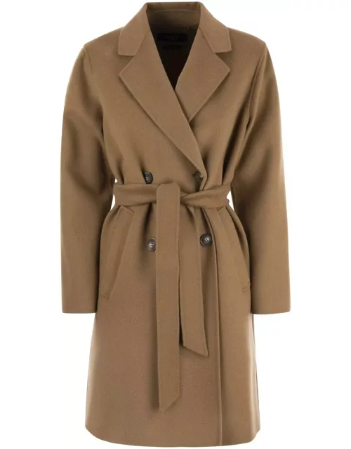 Weekend Max Mara Double-breasted Belted Coat