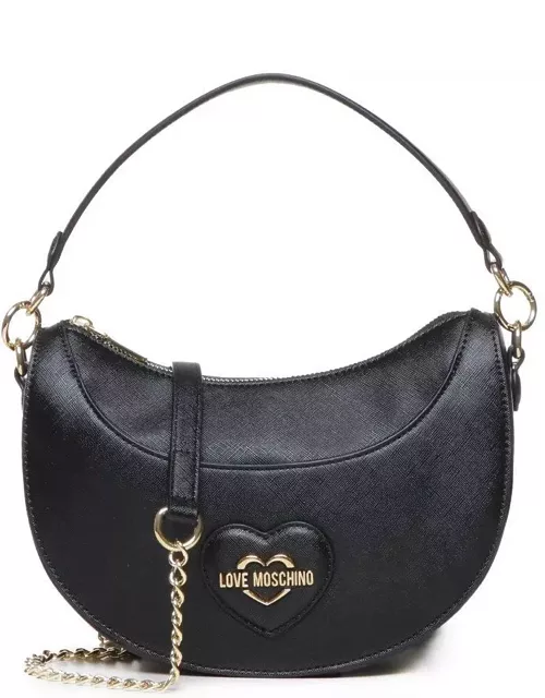 Love Moschino Logo Lettering Chain Linked Crossbody Bag
