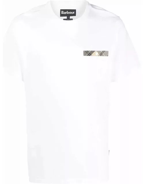 Barbour White Cotton T-shirt