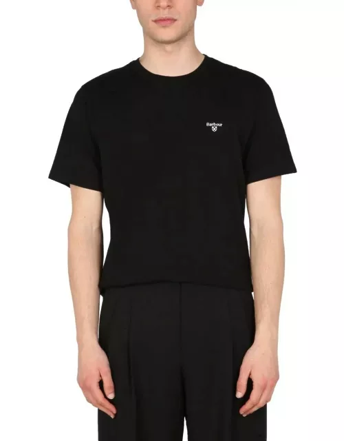 Barbour Logo Embroidered T-shirt