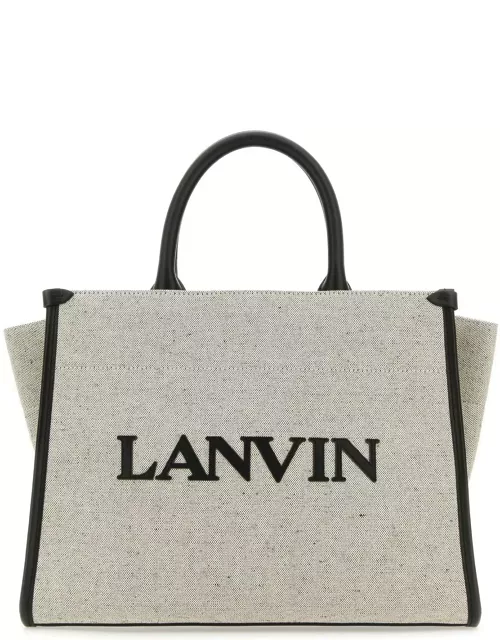 Lanvin Two-tone Canvas Small In & Out Shopping Bag
