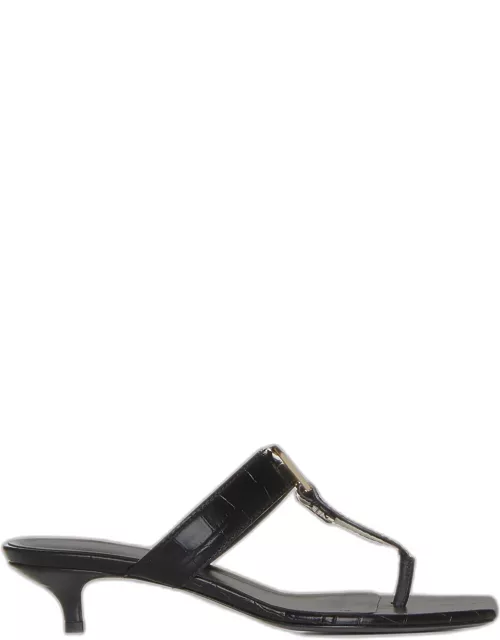 Totême The Belted Animalier Effect Leather Sandal