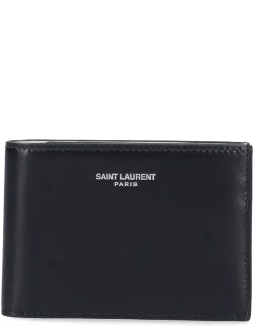 Saint Laurent 'Paris' Bi-Fold Card Holder