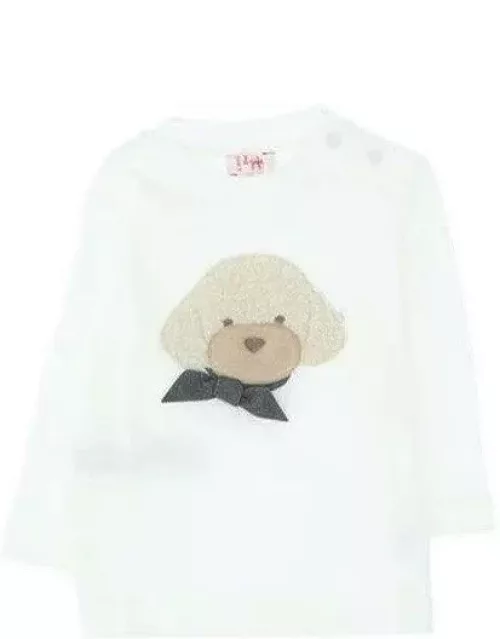 Il Gufo Poodle Detailed Teddy Fleece T-shirt