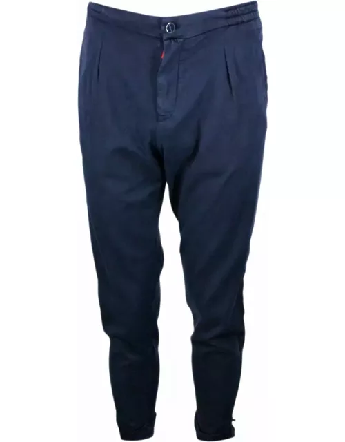 Kiton Soft Trousers With Elastic Waist