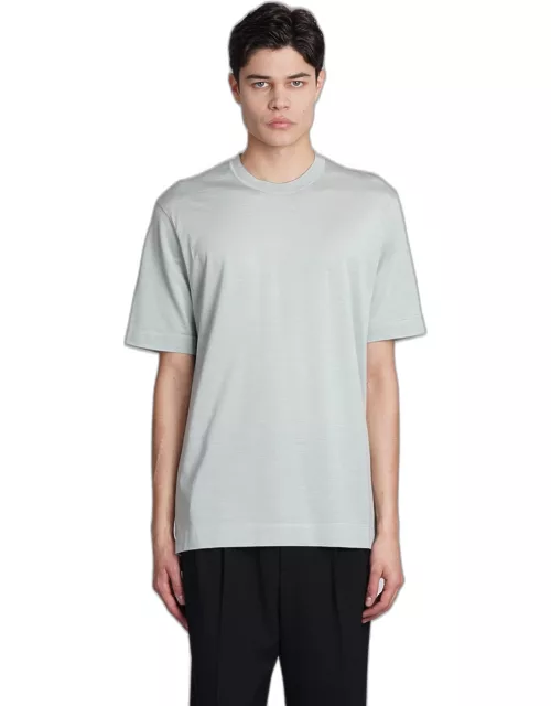 Zegna T-shirt In Green Cotton