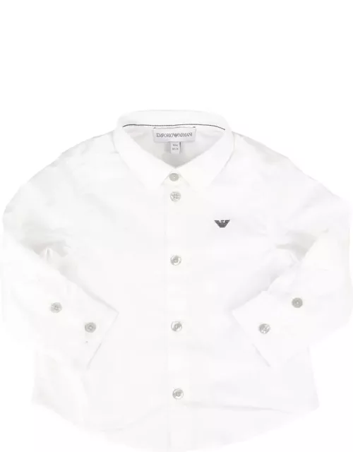 Emporio Armani Logo Detailed Long-sleeved Shirt