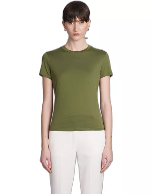 Theory T-shirt In Green Cotton