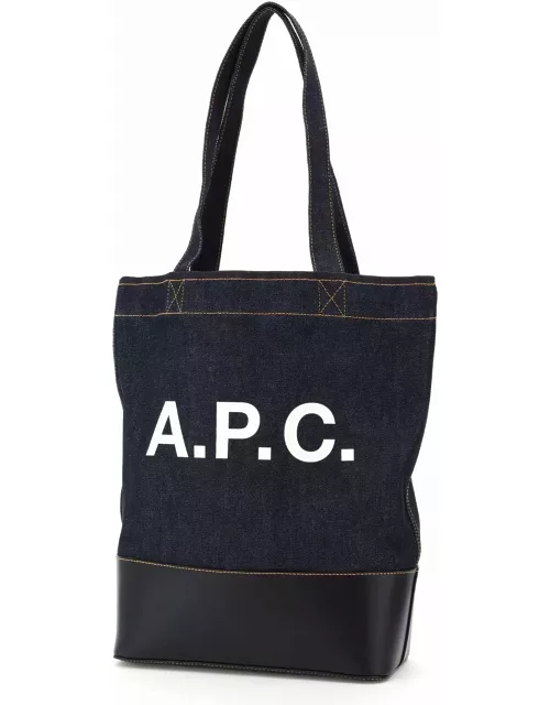A.P.C. Axel Denim Tote Bag