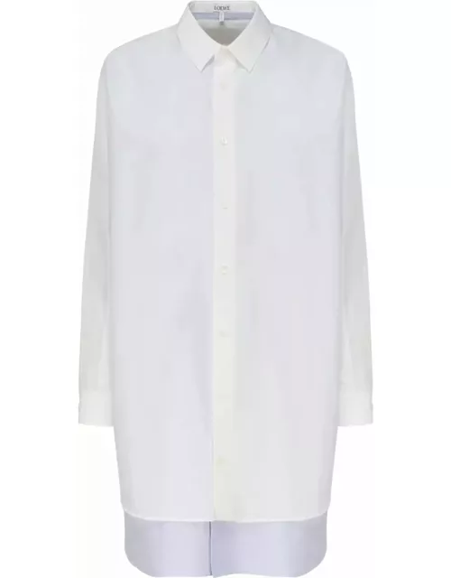 Loewe Shirt Dress In Cotton