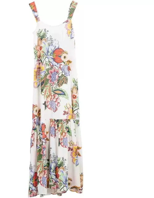 Etro Floral-printed Sleeveless Maxi Dres