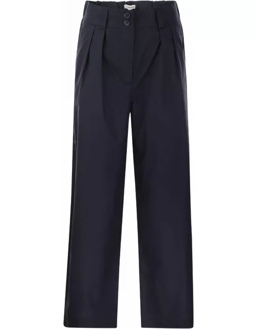 Woolrich Cotton Pleated Trouser