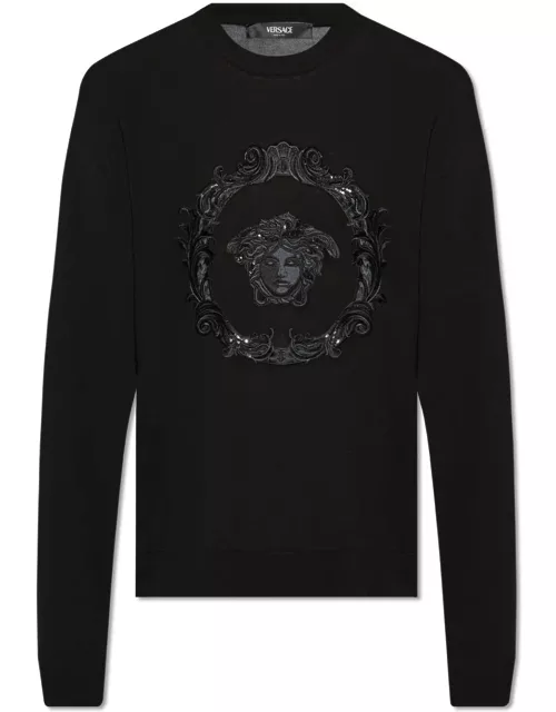 Versace Embroidered Sweater