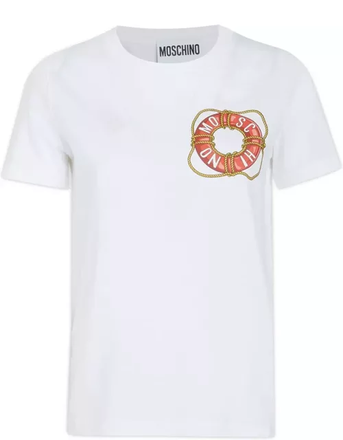 Moschino Logo-printed Crewneck T-shirt
