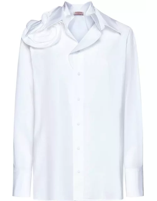 Valentino Buttoned Long-sleeved Poplin Shirt