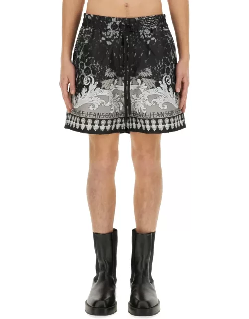 Versace Jeans Couture Bermuda Shorts With Print