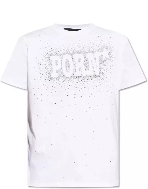 Dsquared2 T-shirt With Sparkling Crystal