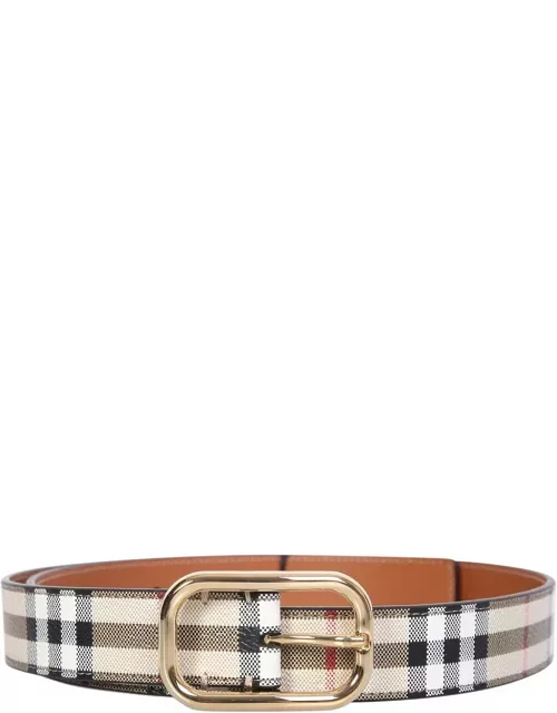 Burberry Checked Belt