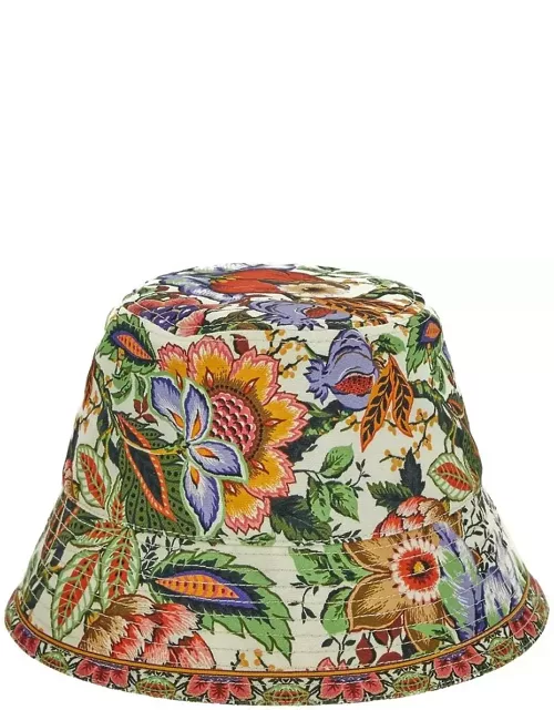 Etro Bucket Hat With Multicolored Print