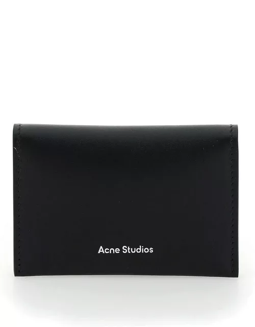 Acne Studios Logo Printed Bifold Cardholder