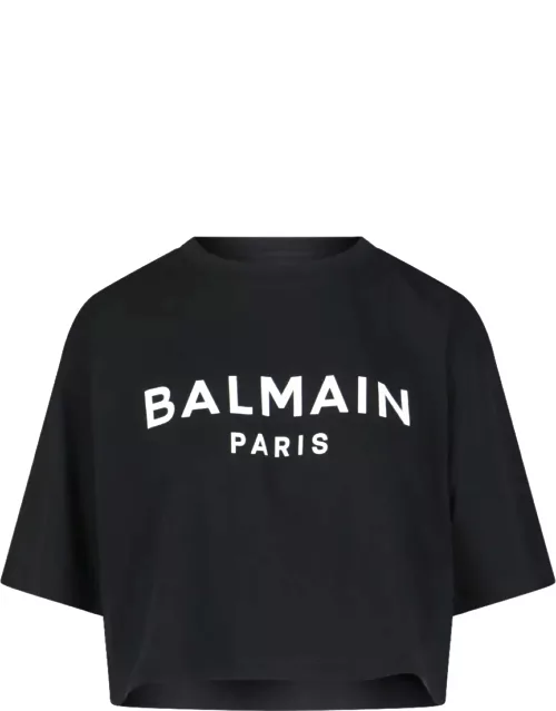 Balmain Cotton Crew-neck T-shirt