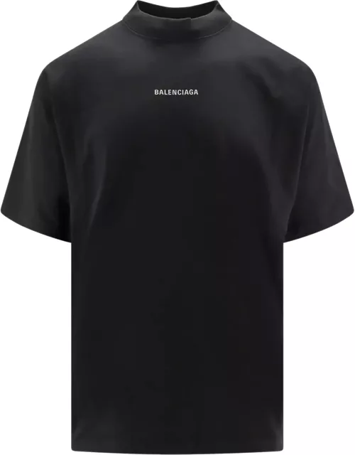 Balenciaga Cotton T-shirt With Logo